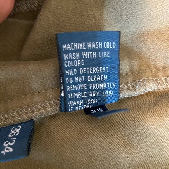 Polo Ralph Lauren Pants The Varick Slim 625 Straight Jeans Size 36 x 34 Tan - Picture 9 of 9